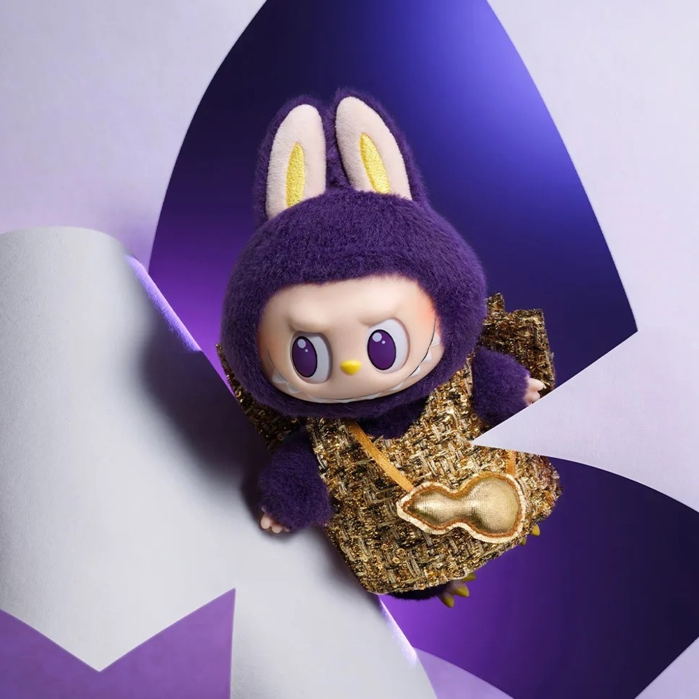 Purple and Gold Plush Accessory